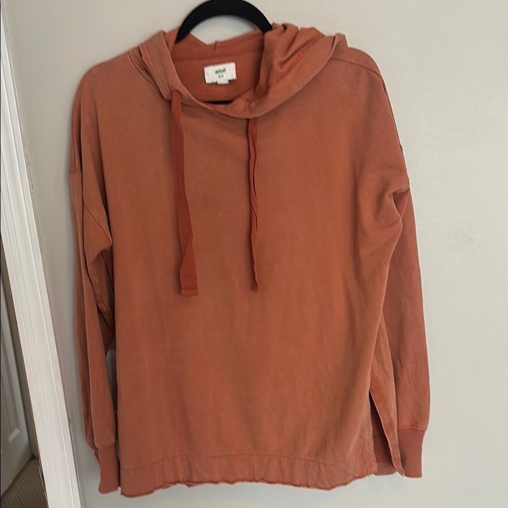 Aerie Burnt Orange Cowl Neck sweatshirt